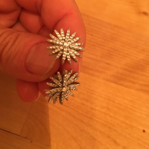 STARBURST  Earrings, Silver NWOT 925, GREAT GIFT! - Picture 7 of 7